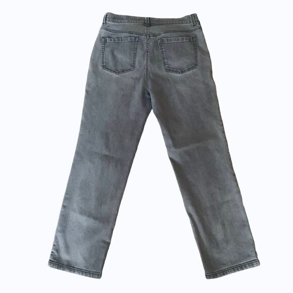 Gloria Vanderbilt Amanda Gray Bootcut Jeans Size 10P - Picture 5 of 10